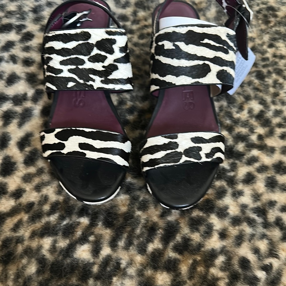 Stylish Zebra Print Women's Sandals